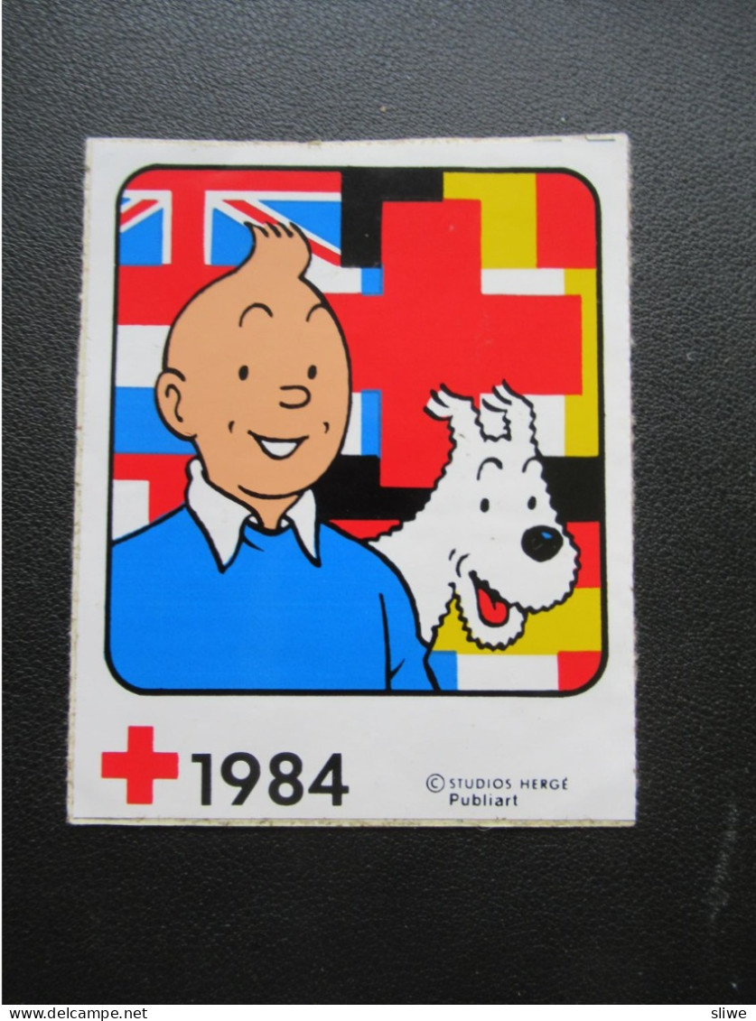 Sticker Kuifje Tintin 1984 - Adesivi