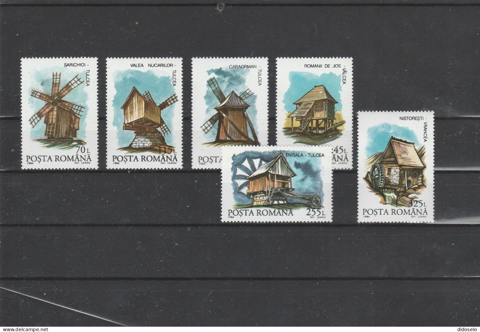 Romania - 1994  - Windmills - MNH(**) Set - Moulins