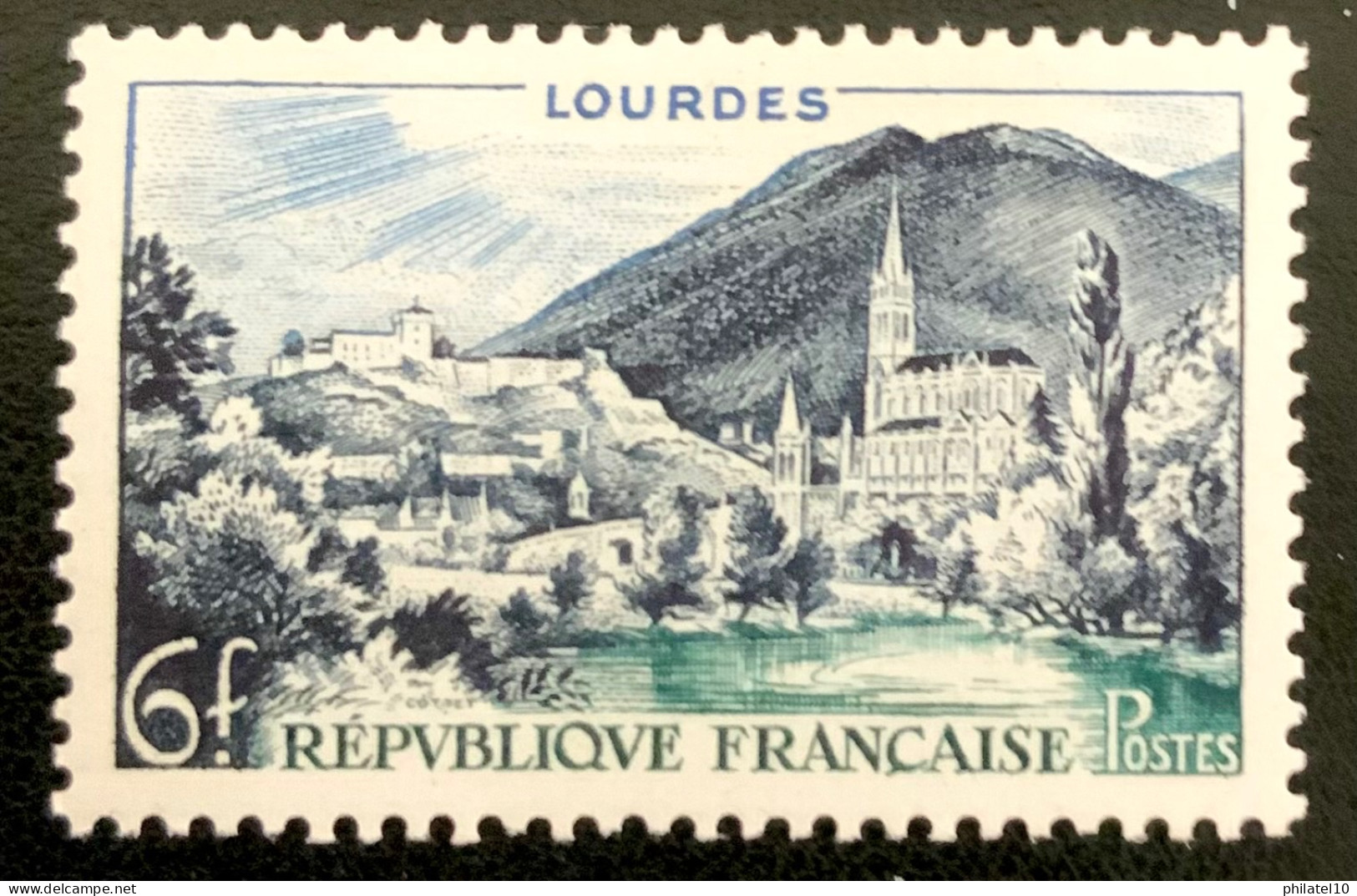 1954 FRANCE N 976 LOURDES 6F - NEUF** - Neufs