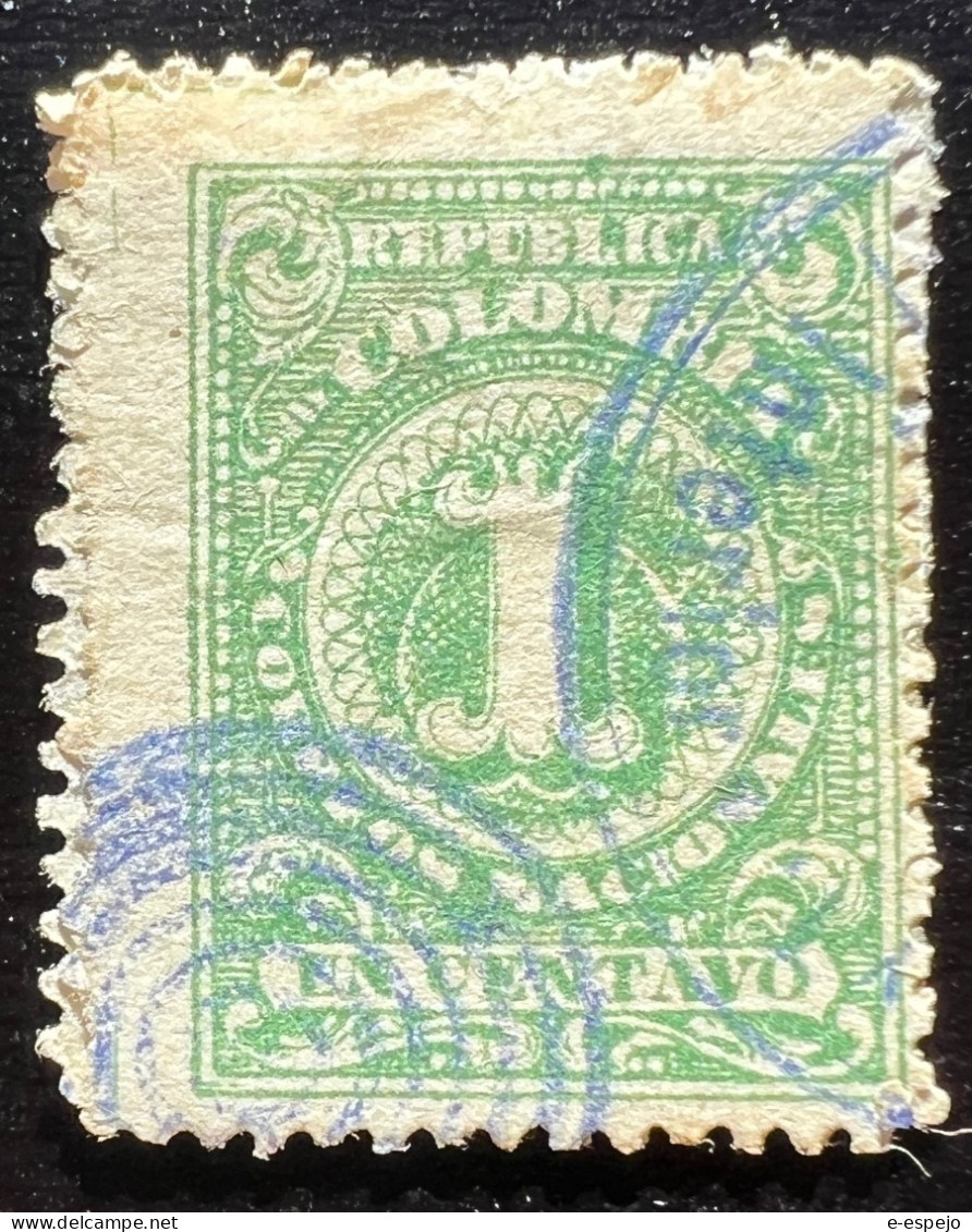 Kolumbien 1904: Number And Coat Of Arms Mi:CO 209-215 - Colombie