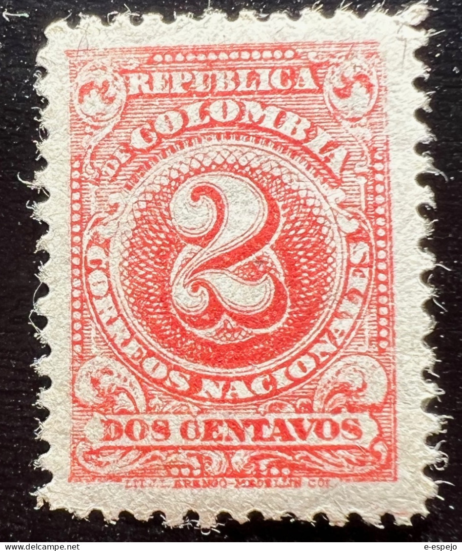 Kolumbien 1904: Number And Coat Of Arms Mi:CO 209-215 - Colombia