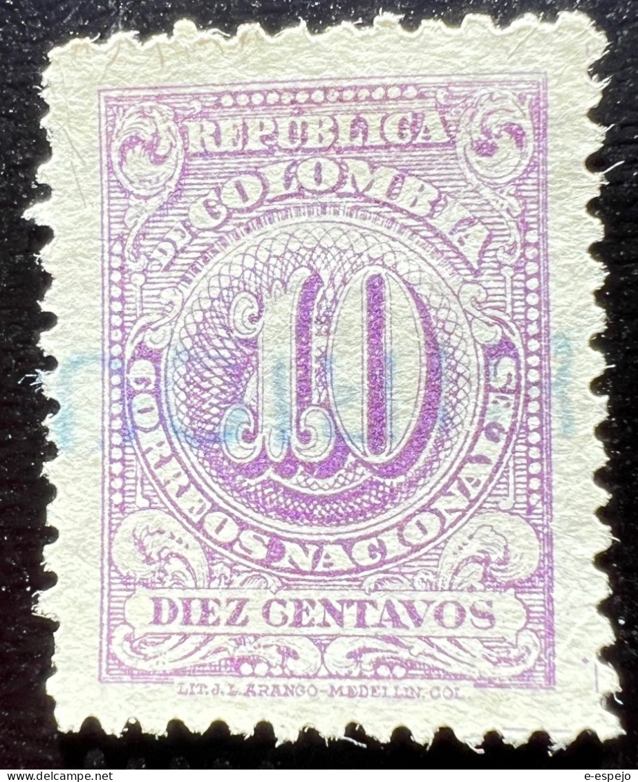 Kolumbien 1904: Number And Coat Of Arms Mi:CO 209-215 - Kolumbien