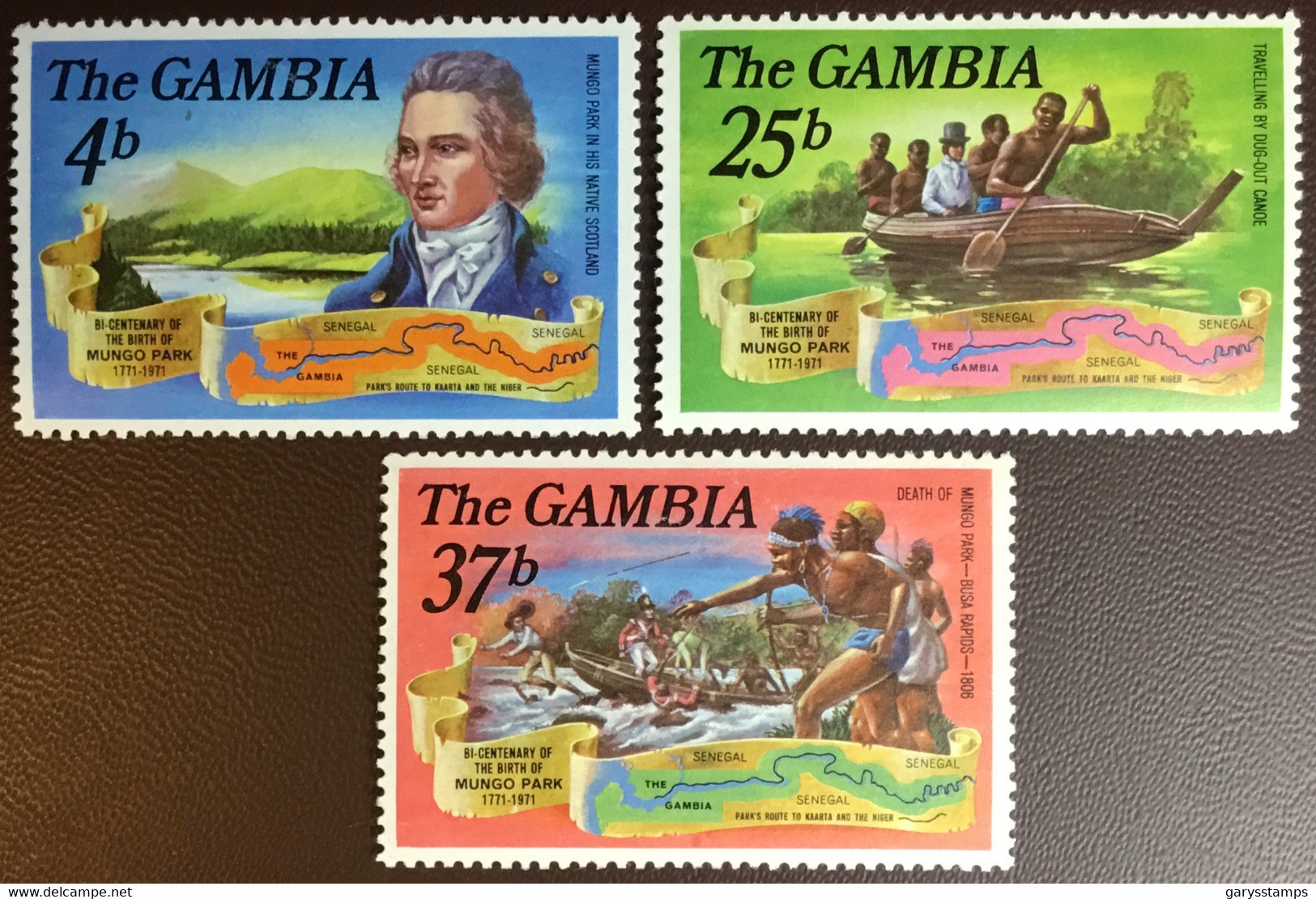 Gambia 1971 Mungo Park Anniversary MNH - Gambia (1965-...)