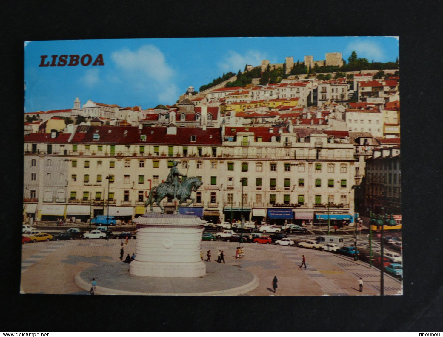 PORTUGAL AVEC YT 1369 BARQUE PECHE PELAGIQUE BATEAU HAUTURIER / YT 1456 USINE OUTILLAGE - LISBOA LISBONNE PLACE FIGUEIRA - Covers & Documents