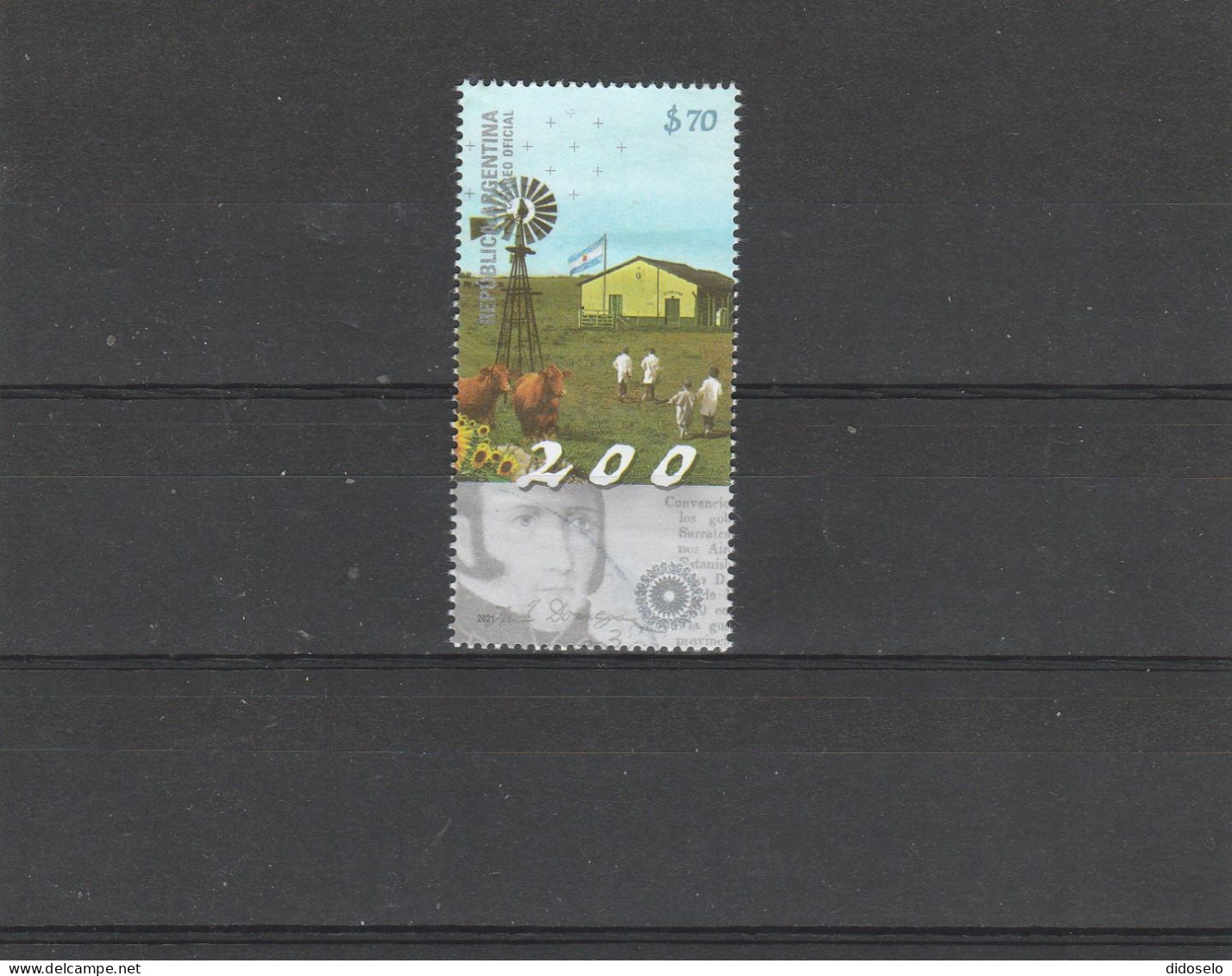 Argentina - 2021 - Windmill / Used Stamp - Windmills