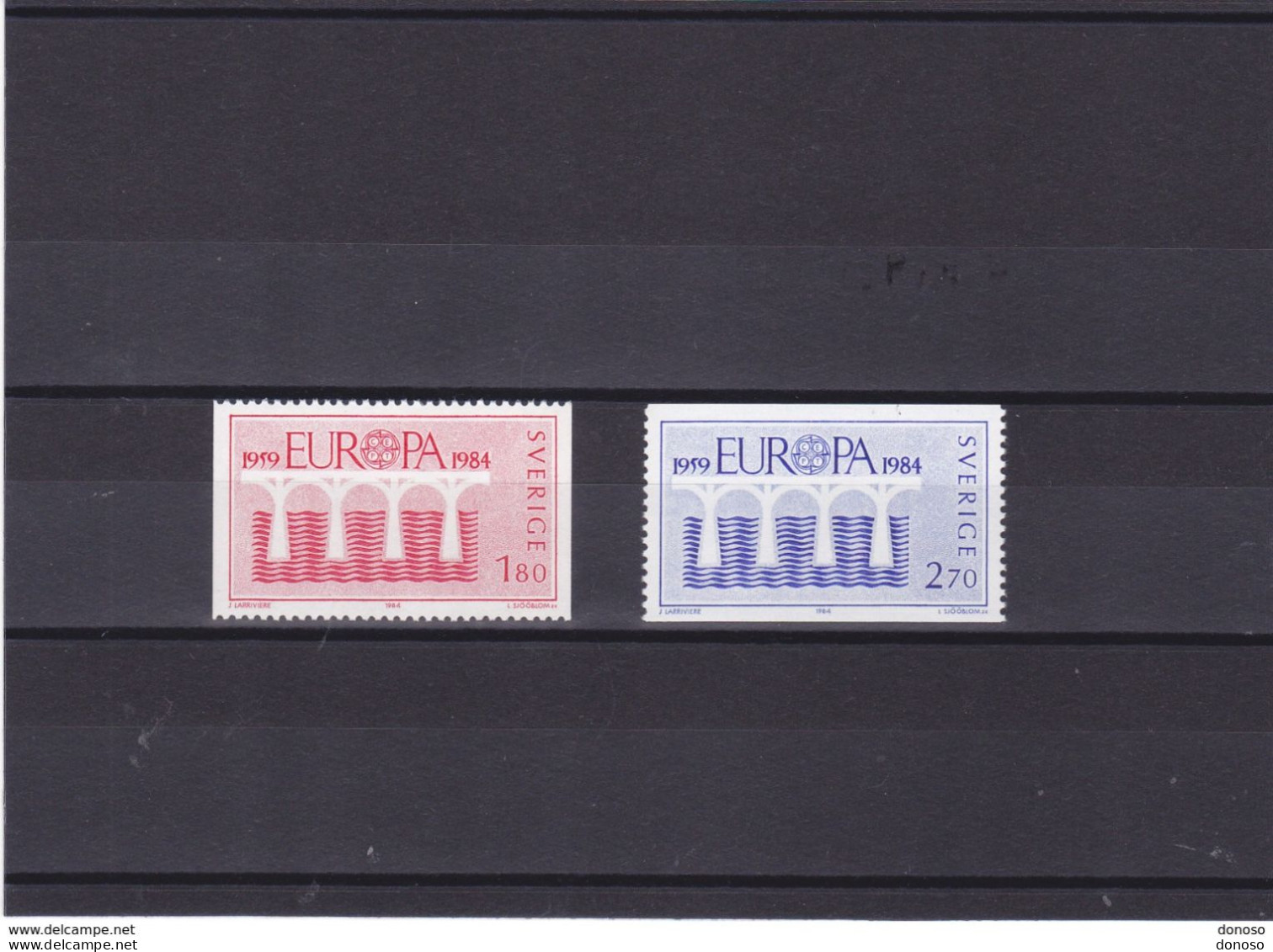 SUEDE 1984 EUROPA Yvert 1252-1253, Michel 1270-1271 NEUF** MNH Cote 3,50 Euros - Unused Stamps