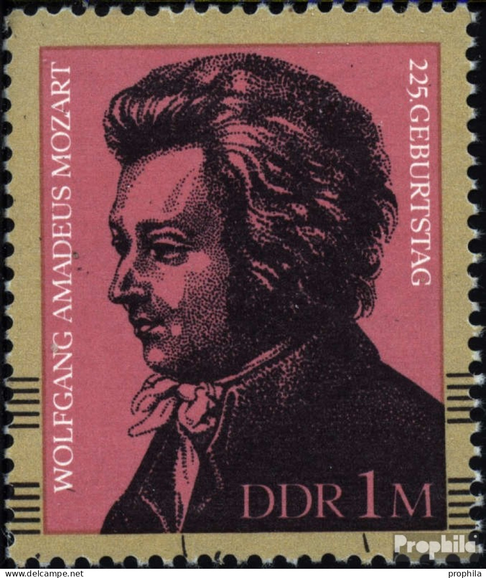 DDR 2572 (kompl.Ausgabe) Postfrisch 1981 Mozart - Neufs