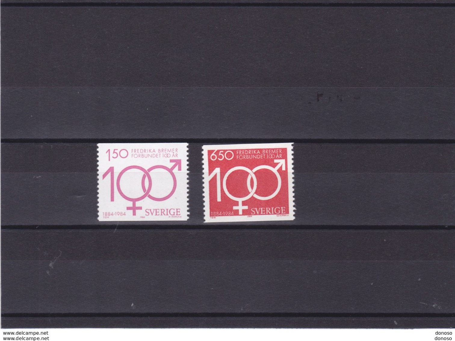 SUEDE 1984 DROITS DE LA FEMME Yvert 1280-1281, Michel 1298-1299 NEUF** MNH Cote 4 Euros - Unused Stamps