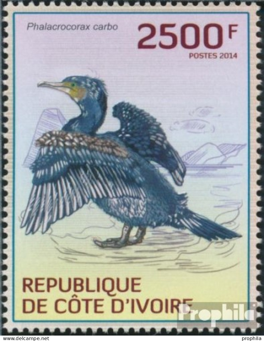 Elfenbeinküste 1543 (kompl.Ausg.) Postfrisch 2014 Wasservögel - Côte D'Ivoire (1960-...)