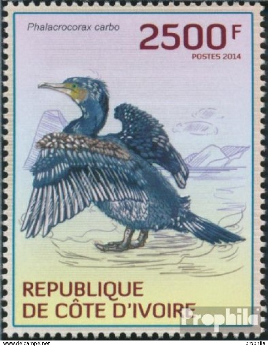 Elfenbeinküste 1543 (kompl.Ausg.) Postfrisch 2014 Wasservögel - Ivory Coast (1960-...)