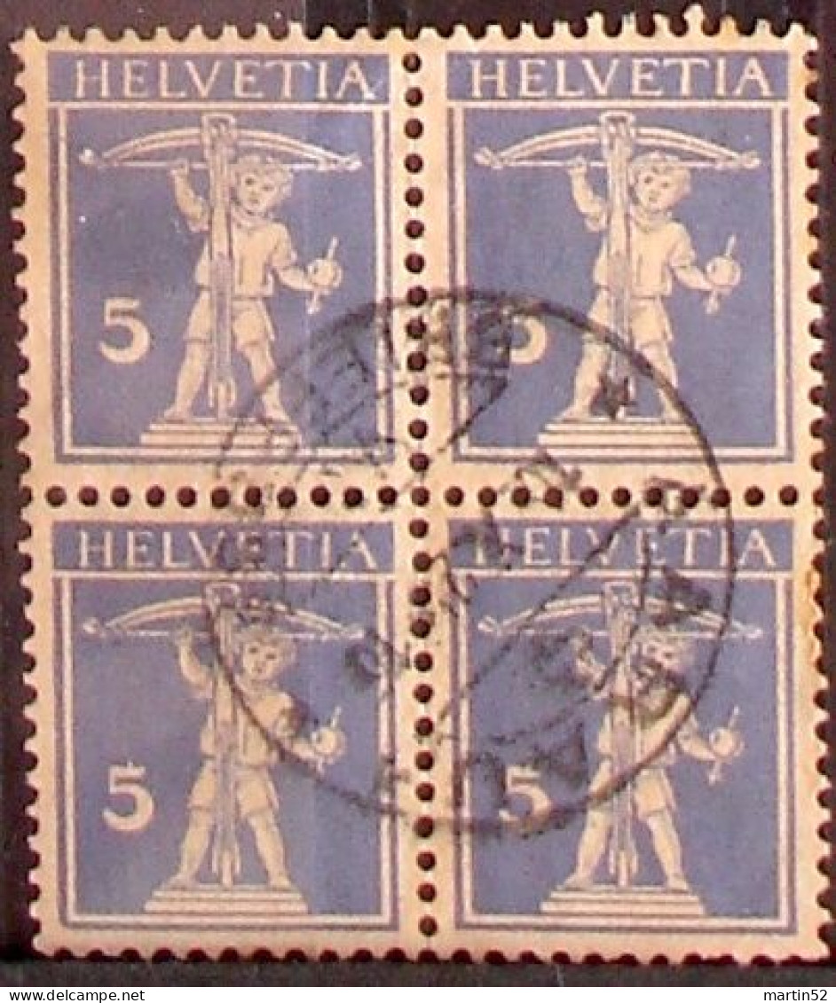 Schweiz Suisse 1924: Fils De Tell Zu 157 Mi 163 Yv 197 Mit ⊙ AARAU 10.X.25 BRIEFPOST (Zumstein CHF 5.00) - Used Stamps