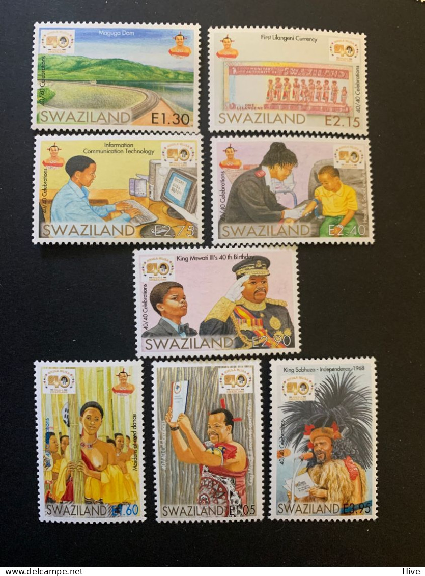 Swaziland - 2008 - 40 Years Independence MNH - Swaziland (1968-...)