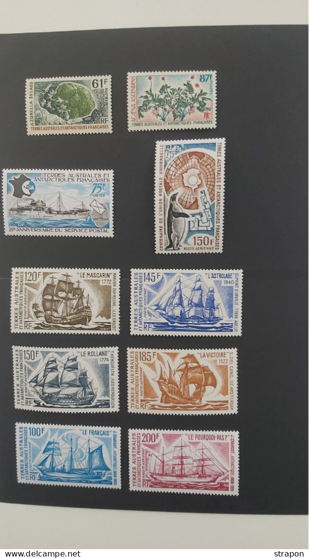 TAAF 14% CÔTE !!! ANNÉE 1974 COMPLÈTE POSTES ET PA +++++++++ - Unused Stamps