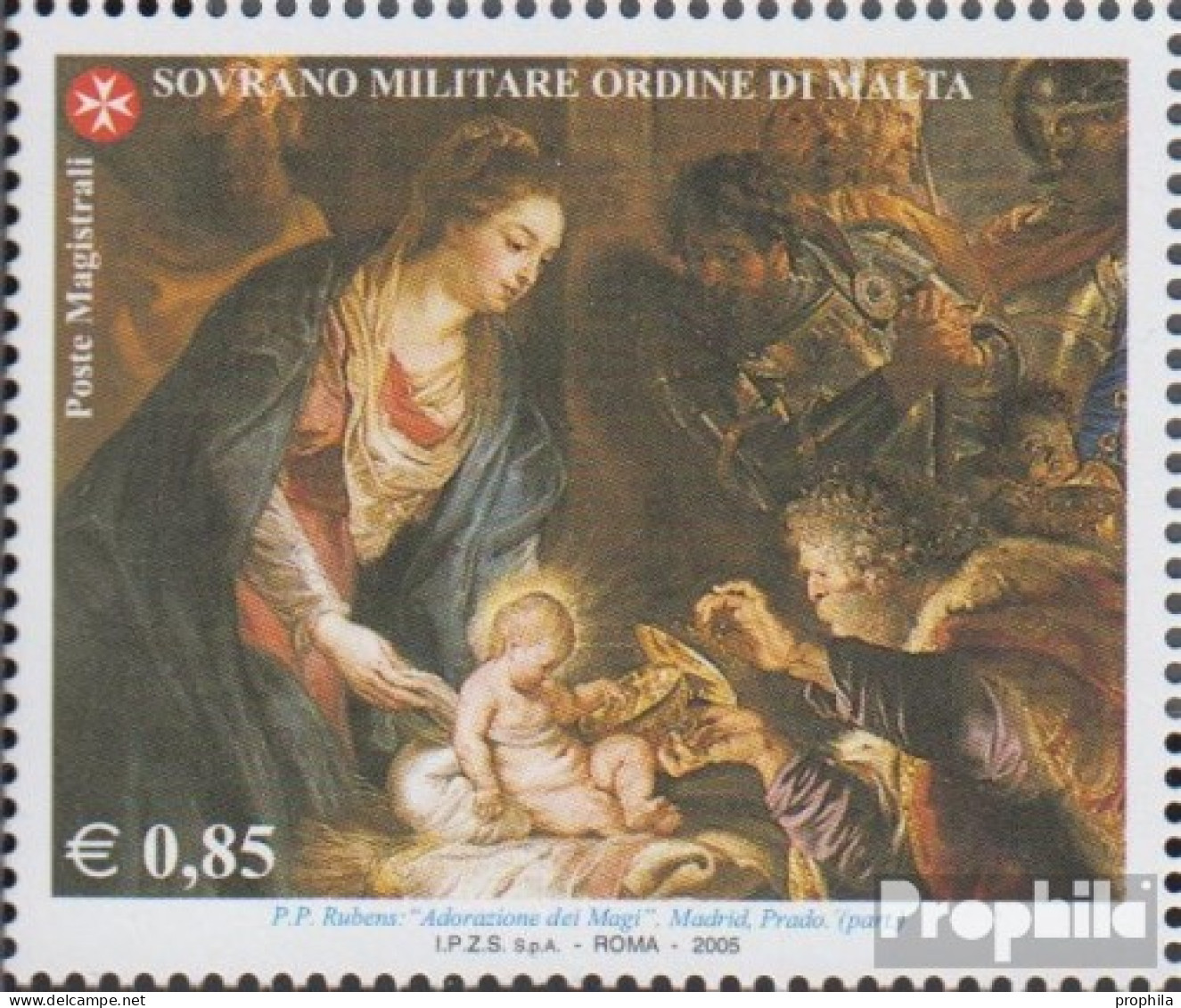 Malteserorden (SMOM) Kat-Nr.: 941 (kompl.Ausg.) Postfrisch 2005 Weihnachten - Malta (la Orden De)