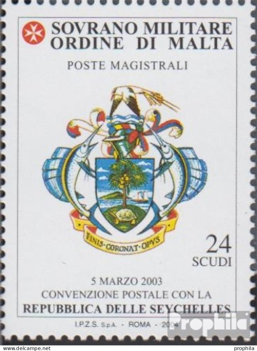 Malteserorden (SMOM) Kat-Nr.: 899 (kompl.Ausg.) Postfrisch 2004 Seychellen - Malta (Orde Van)