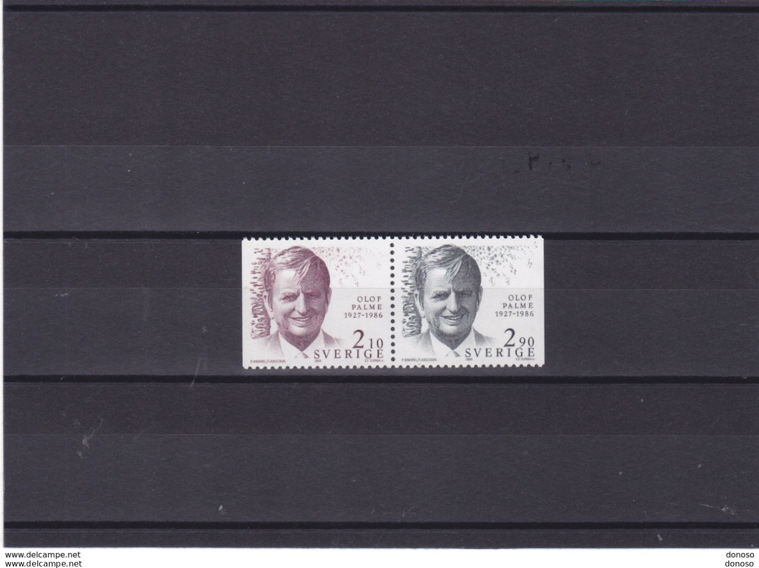 SUEDE 1986 OLAF PALME Yvert 1366a NEUF** MNH Cote 3 Euros - Nuevos