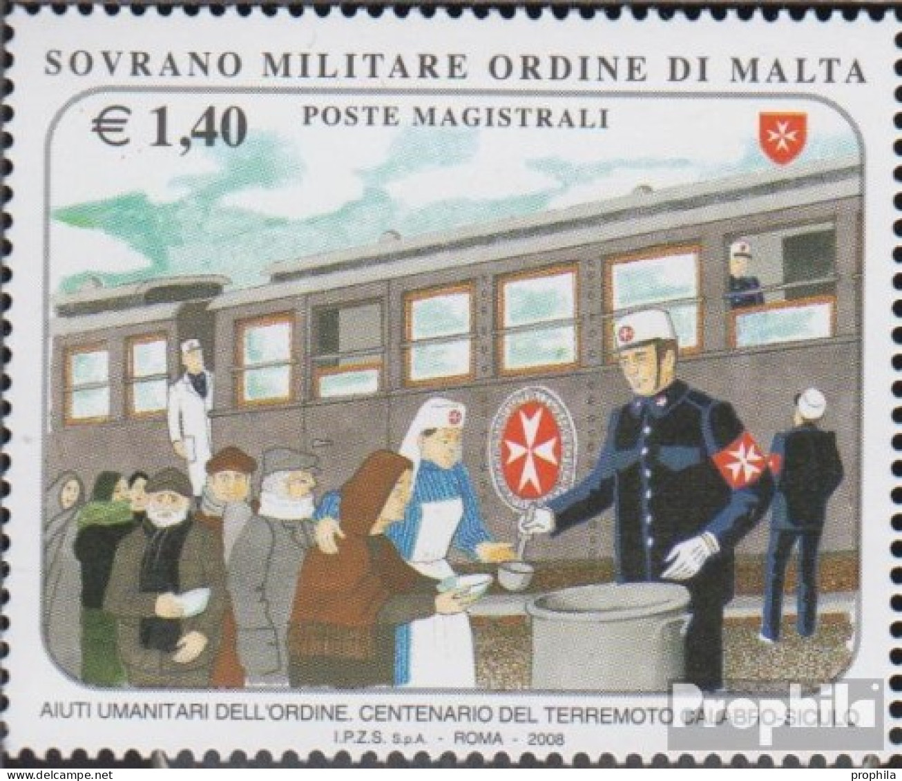 Malteserorden (SMOM) Kat-Nr.: 1047 (kompl.Ausg.) Postfrisch 2008 Erdbebenhilfe - Sovrano Militare Ordine Di Malta