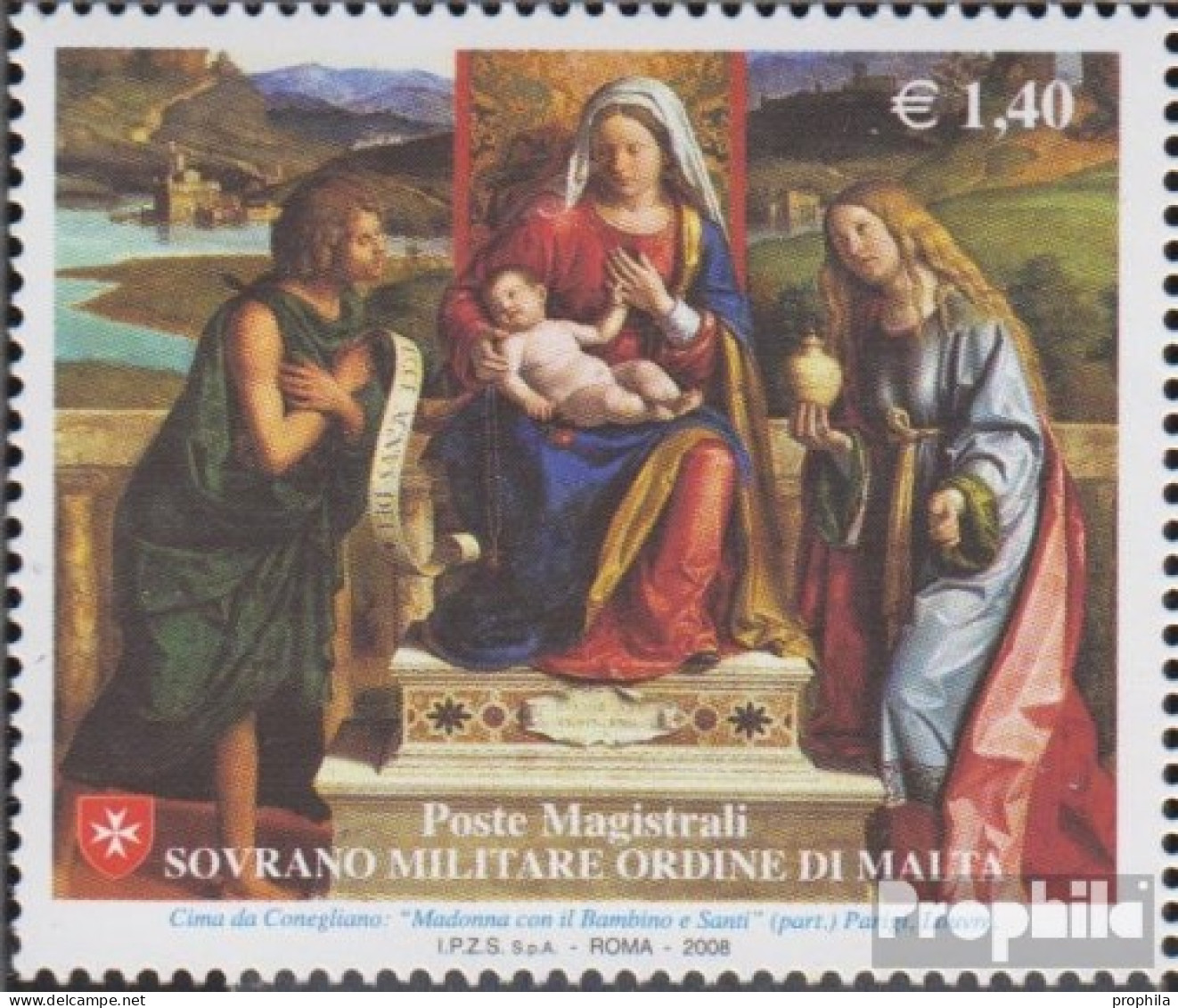 Malteserorden (SMOM) Kat-Nr.: 1043 (kompl.Ausg.) Postfrisch 2008 San Giovanni Battista - Malte (Ordre De)