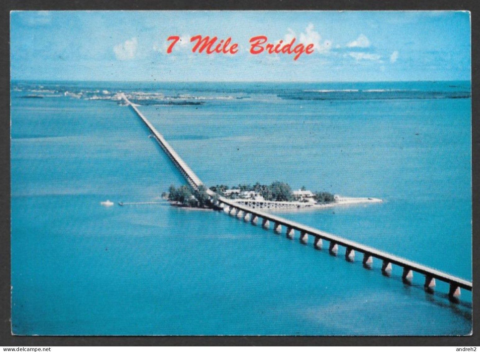 Marathon  Florida - Air View Of Pigeon Key And The Seven Mile Bridge - No: 88059 Photo By John Rast - Other & Unclassified