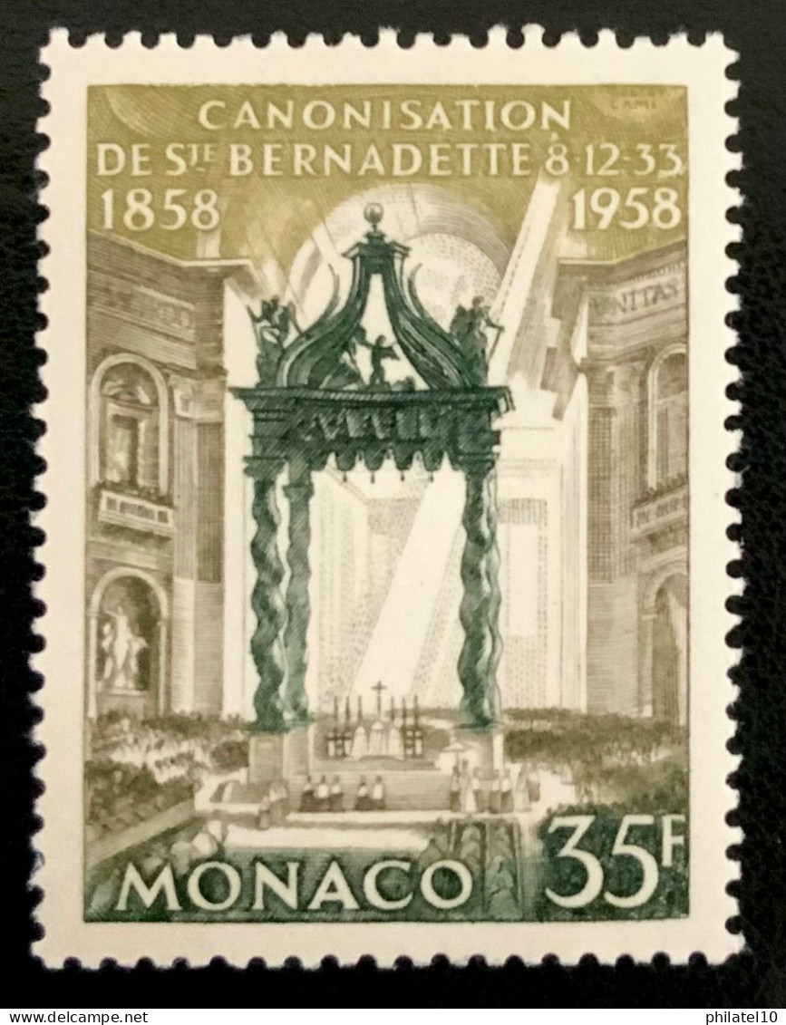 1958 MONACO N 500  CANONISATION DE STE BERNADETTE - NEUF** - Unused Stamps