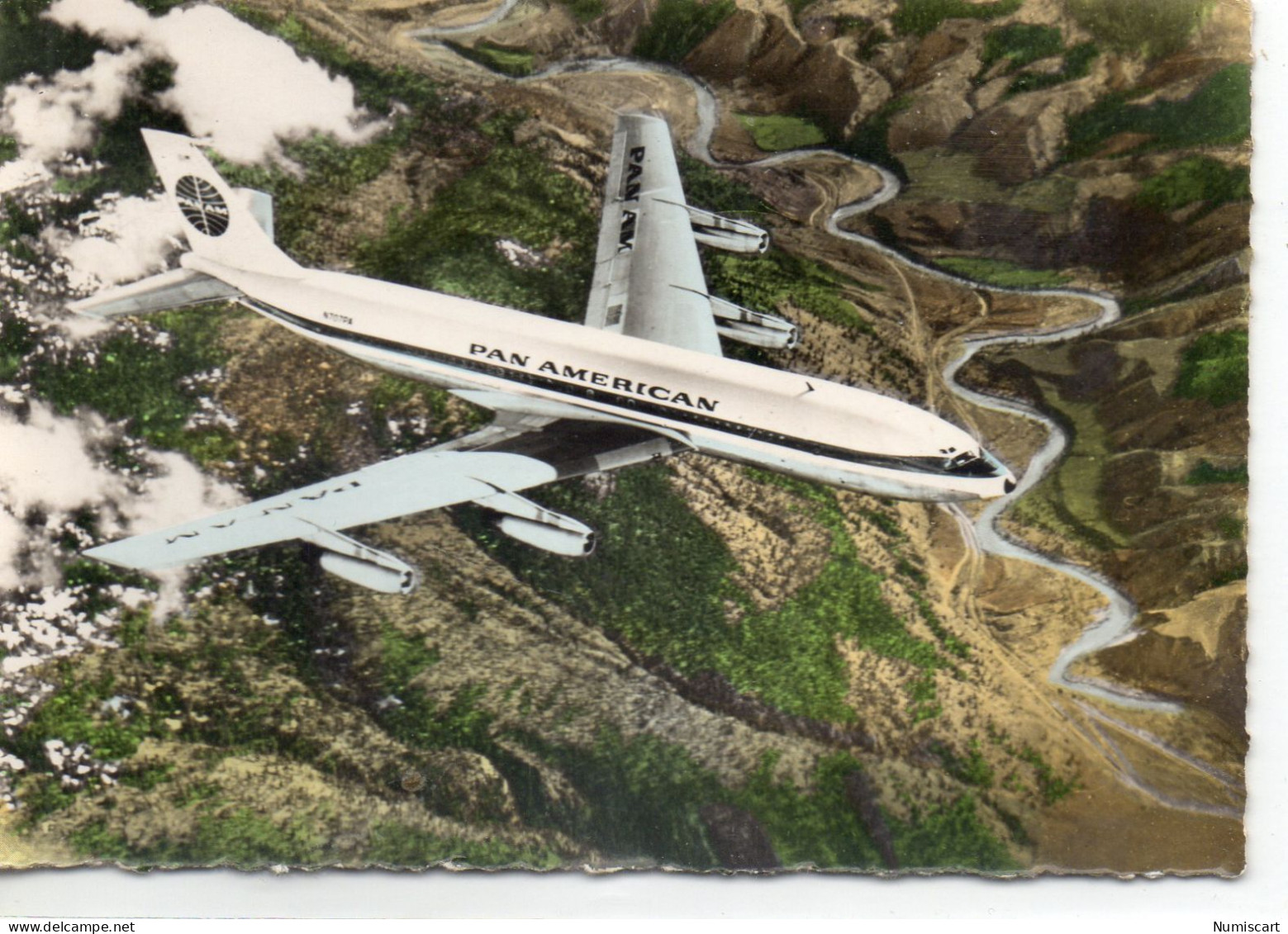 Aviation Avion Animée Boeing 707 Compagnie Pan American - 1946-....: Modern Era