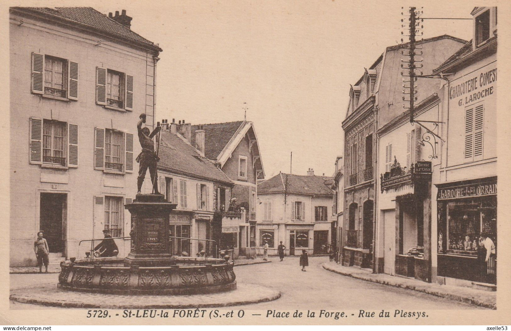 Saint-Leu-la-Forêt 95 (10205) Place De La Forge - Rue Du Plessys. - Saint Leu La Foret