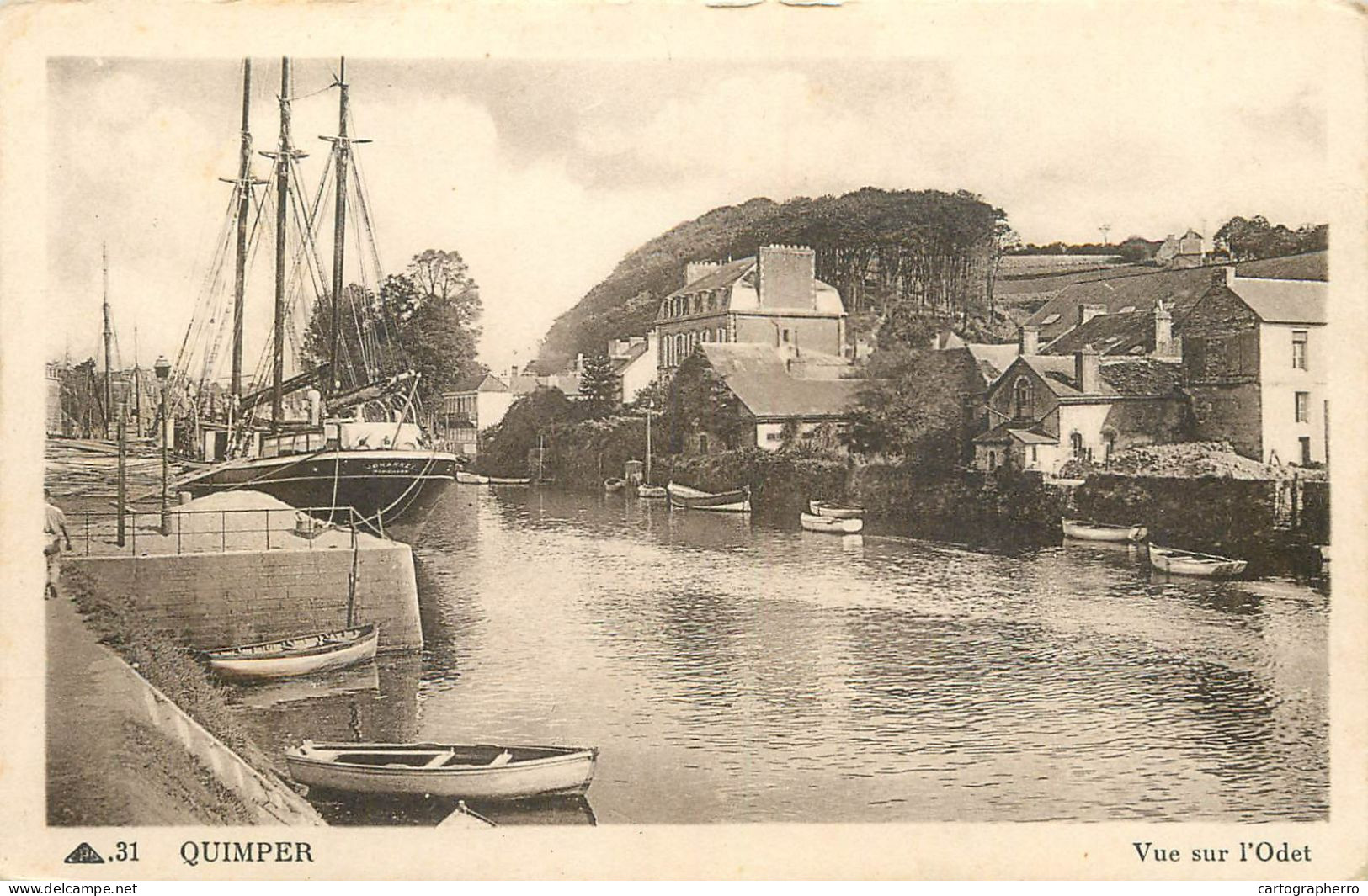 France Quimper Vue Sur L'Odet - Quimper