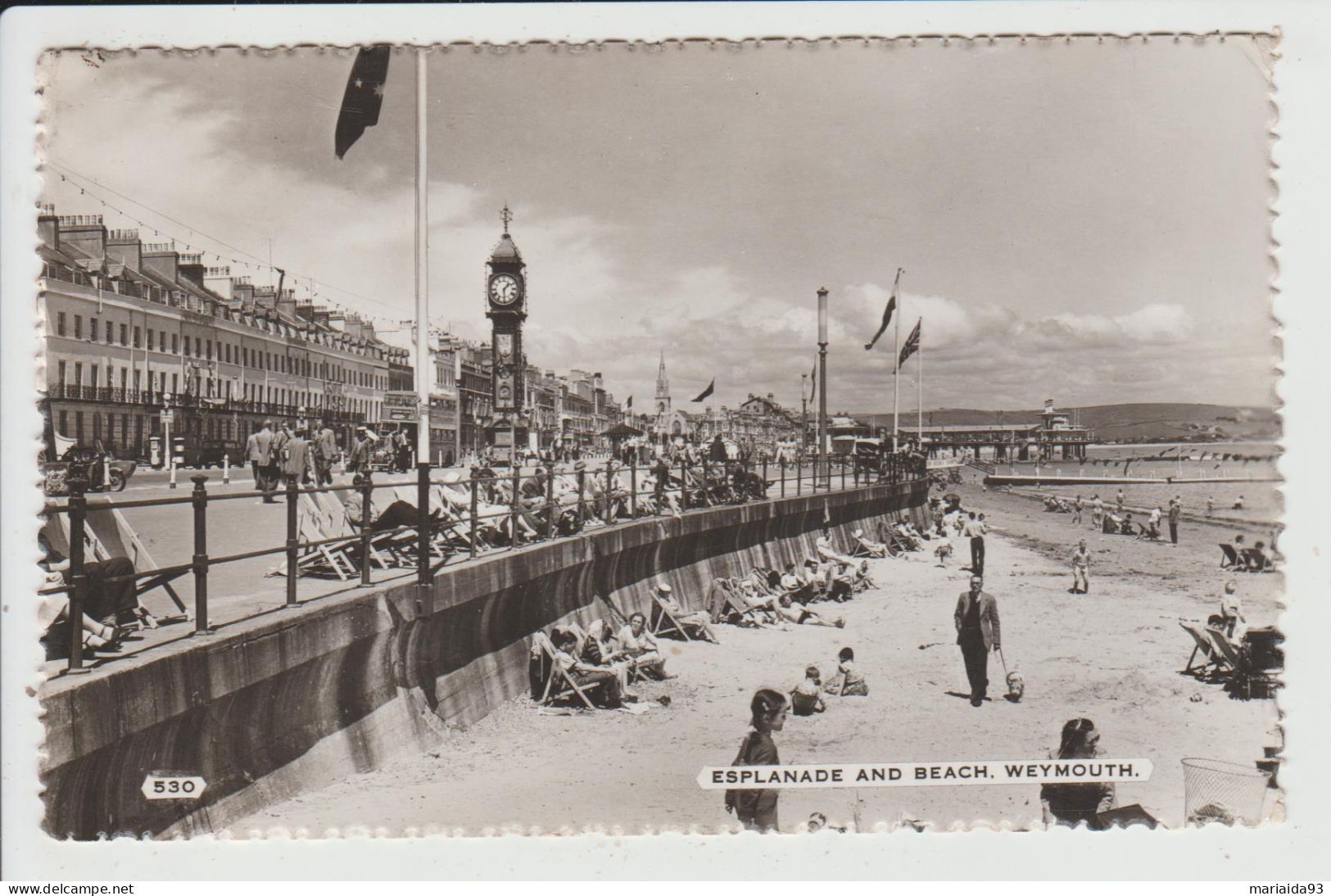 WEYMOUTH - ROYAUME UNI - ESPLANADE AND BEACH - Weymouth