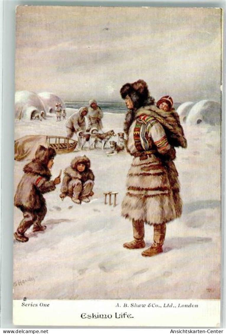 10666004 - Eskimo Life Tracht  Sign. Hardy S. - Unclassified