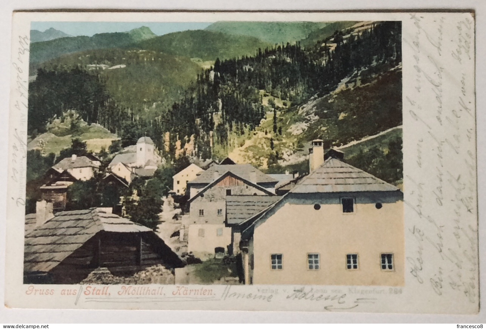 1906 GRUSS AUS STALL MOLLTHAL KARNTEN - Spittal An Der Drau