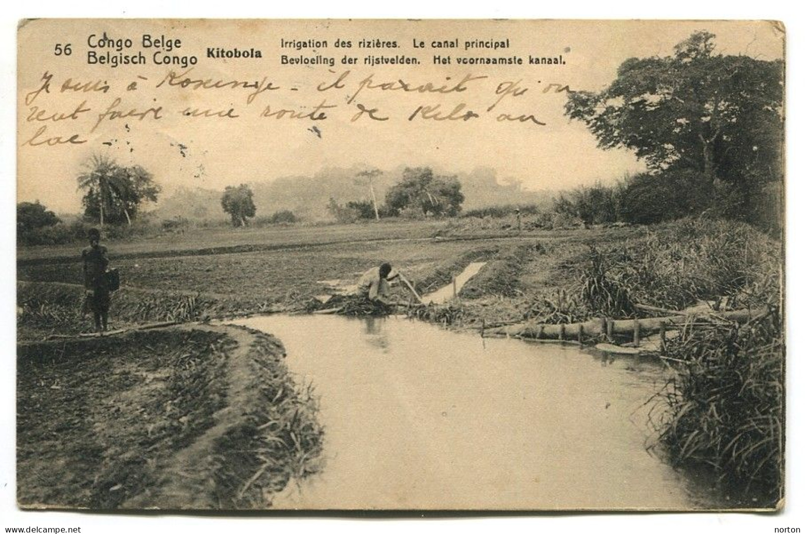 Congo Irumu Oblit. Keach 1.1-tDMY Sur Entier Postal Vers Boma Le 08/02/1919 - Storia Postale