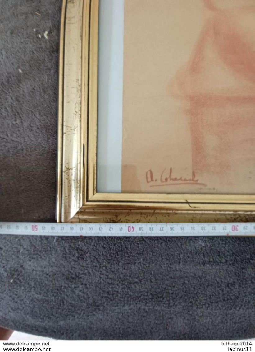 DISEGNO A PASTELLO SU CARTA ARTISTA A COLANDRI DIMENSIONI 47cmX56cm (ESPOSTO ALLA MOSTRA CASINO SANREMO 1976) - Pastell