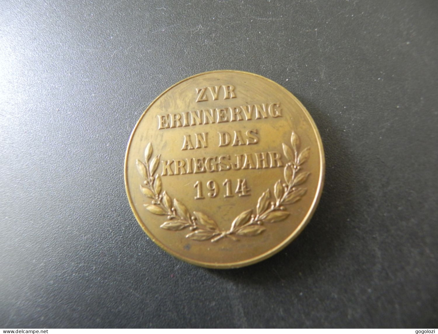 Medaille Medal - Österreich - Universität Wien - Zur Erinnerung An Das Kriegsjahr 1914 - Autres & Non Classés