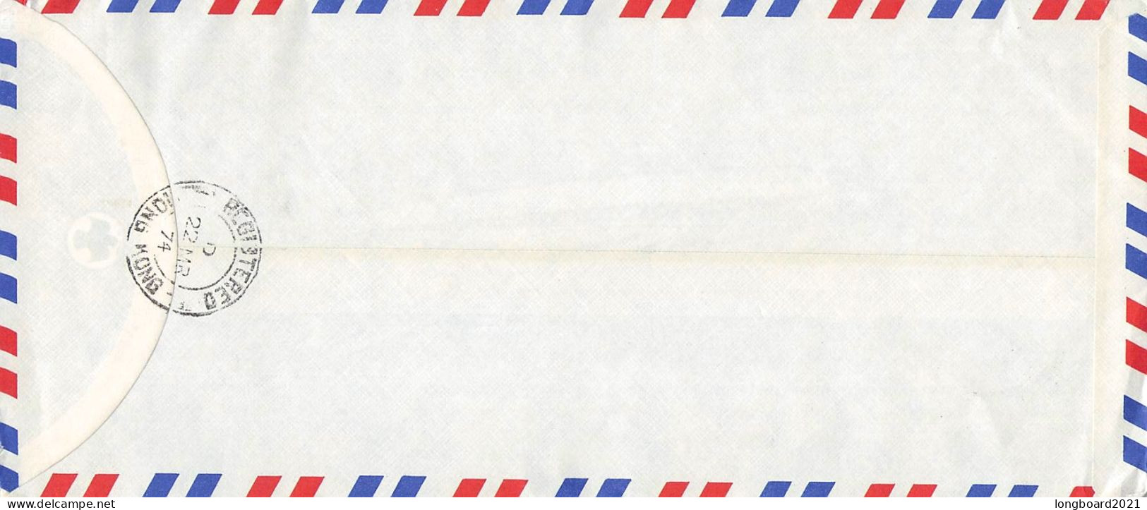 HONG KONG - AIR MAIL 1974 - WIEN/AT / 6264 - Covers & Documents