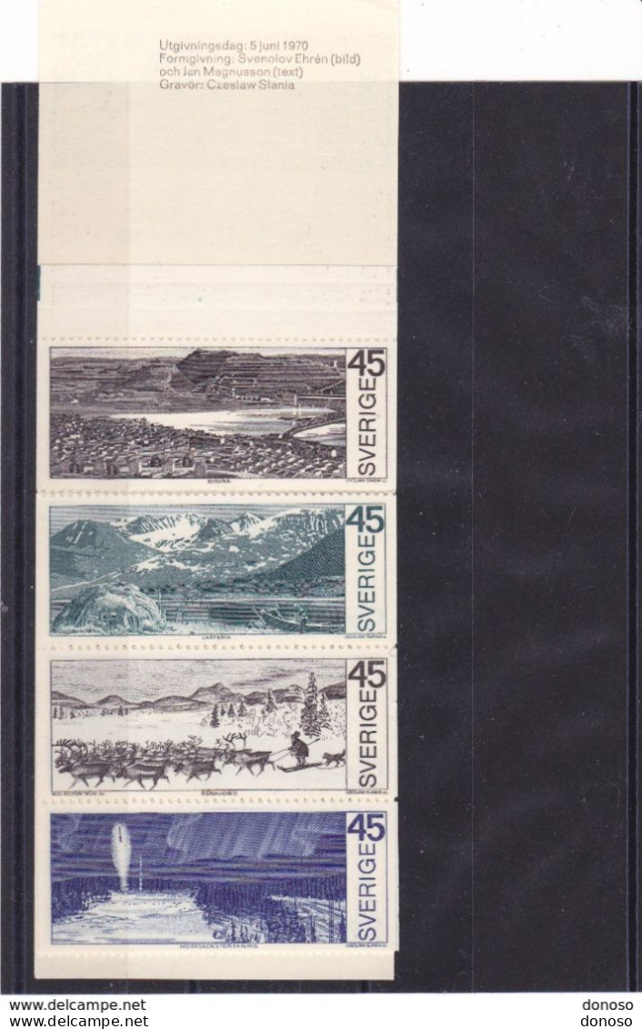 SUEDE 1970 CERCLE POLAIRE Carnet Yvert C657 NEUF** MNH Cote : 10 Euros - 1951-80