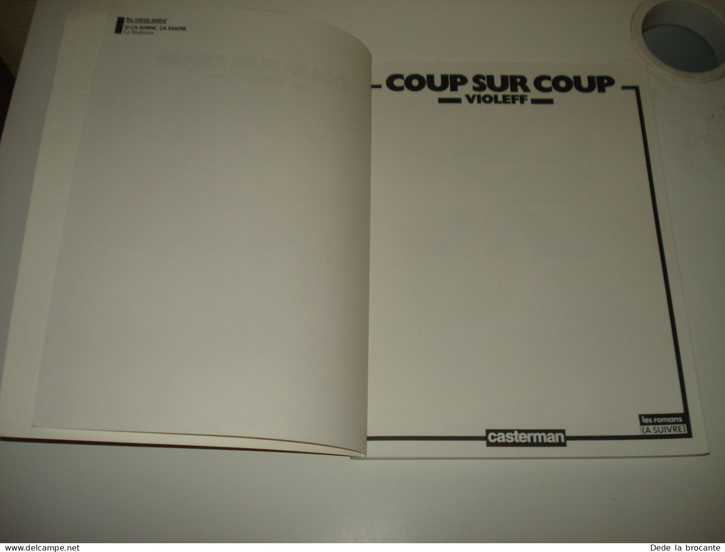 C54 / Coup Sur Coup  - Violeff - Noir Et Blanc - EO De 1984 - Quasi Neuf - Altri & Non Classificati