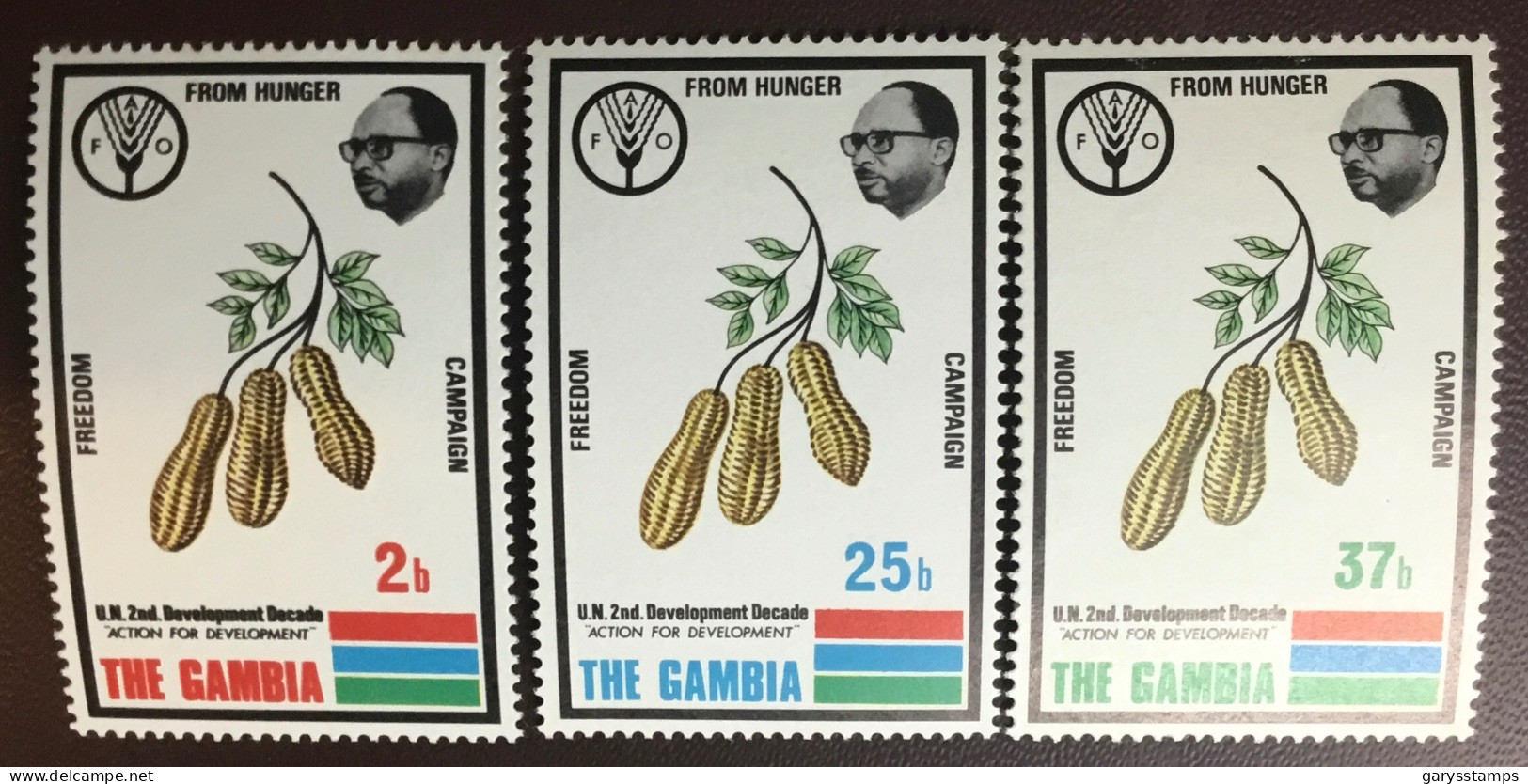 Gambia 1973 Freedom From Hunger Plants MNH - Gambia (1965-...)