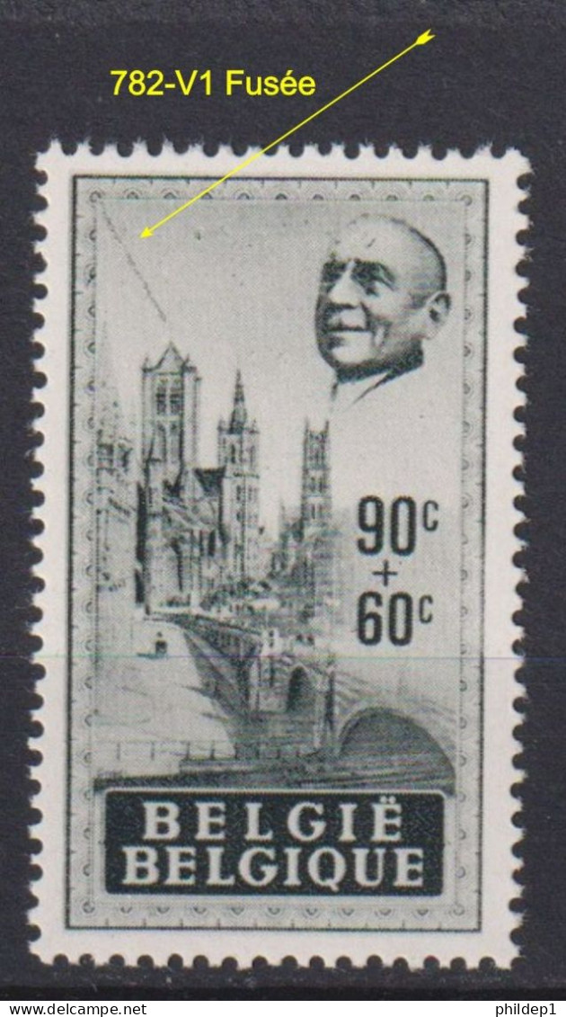 Belgique: COB N° 782-V1 Neuf, **, Sans Charnière. TB !!! - 1931-1960