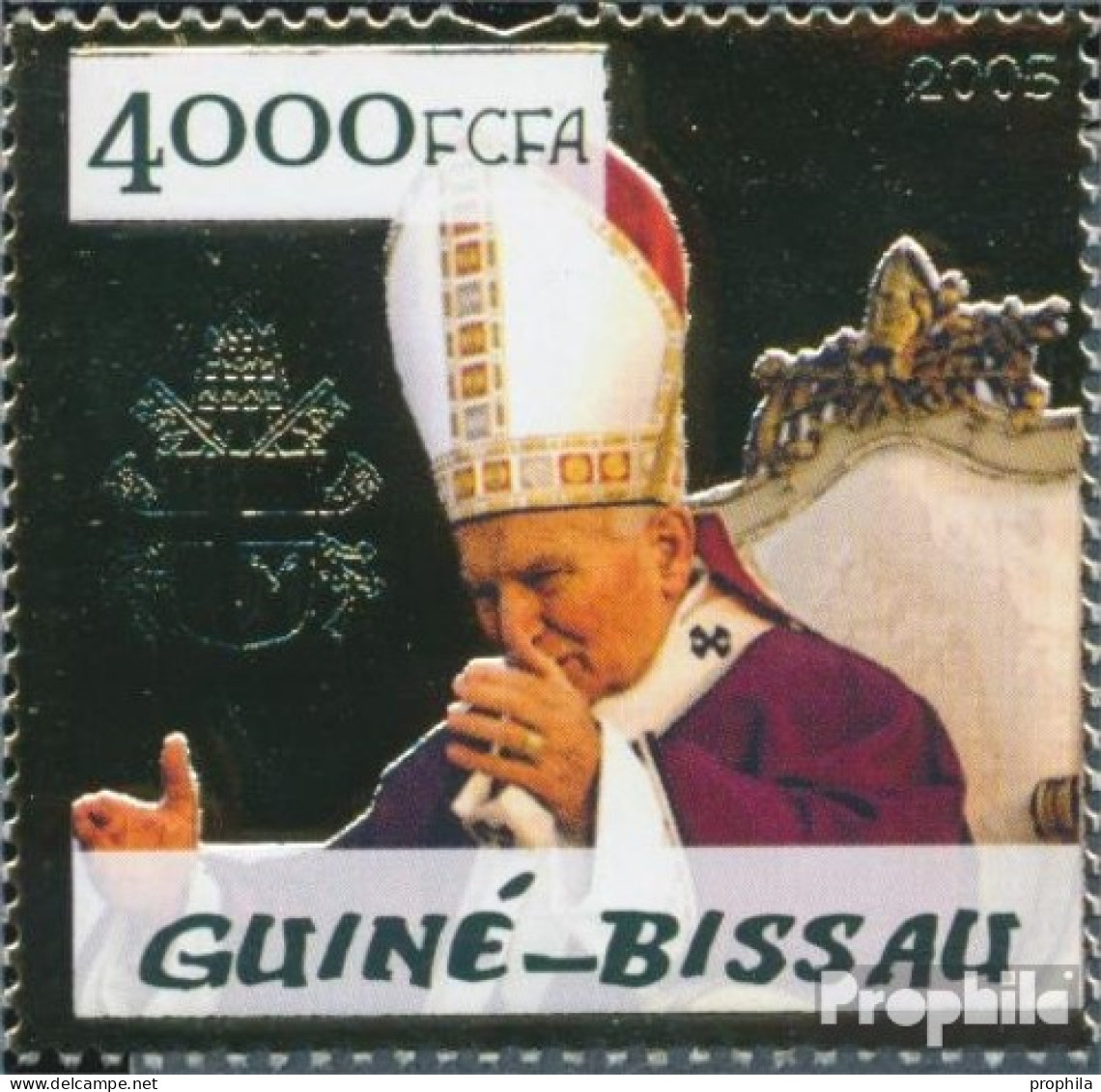 Guinea-Bissau 2995 (kompl. Ausgabe) Postfrisch 2005 Papst Johannes Paul II. - Guinea-Bissau