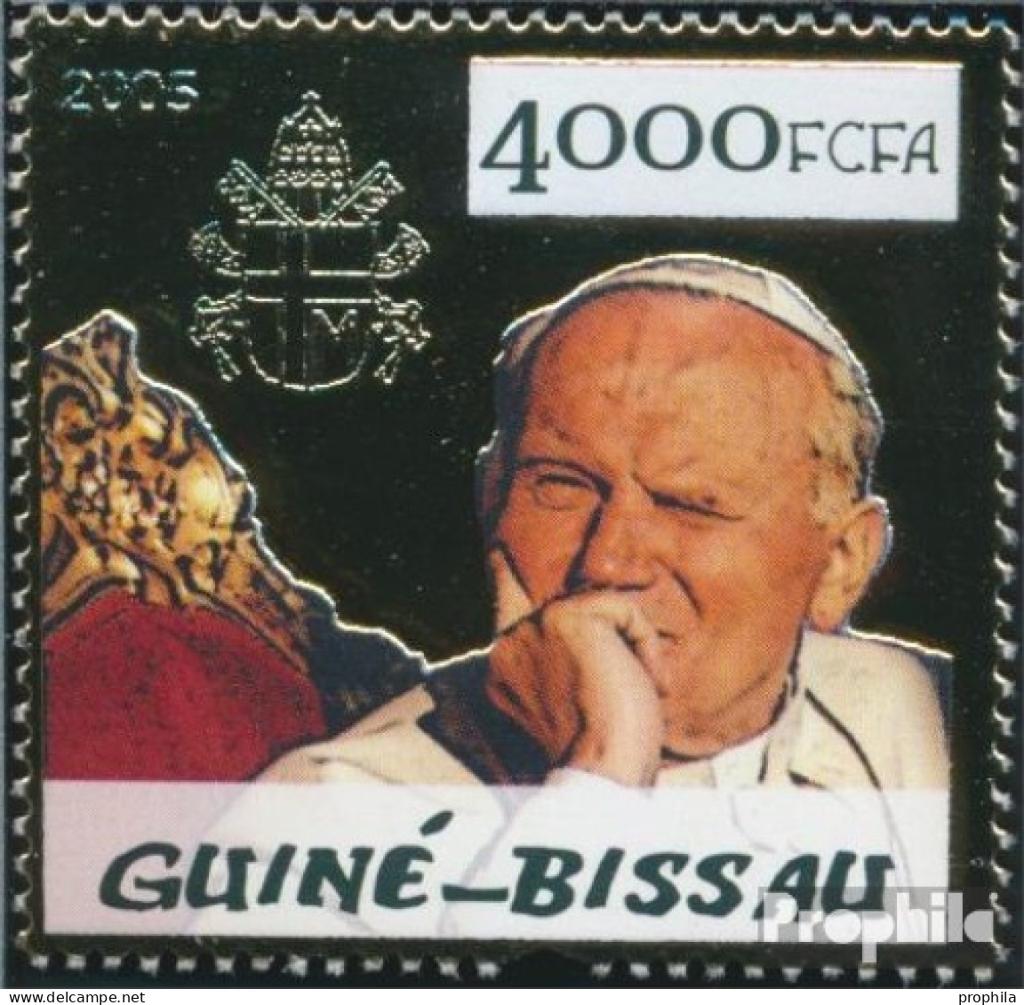 Guinea-Bissau 2994 (kompl. Ausgabe) Postfrisch 2005 Papst Johannes Paul II. - Guinée-Bissau