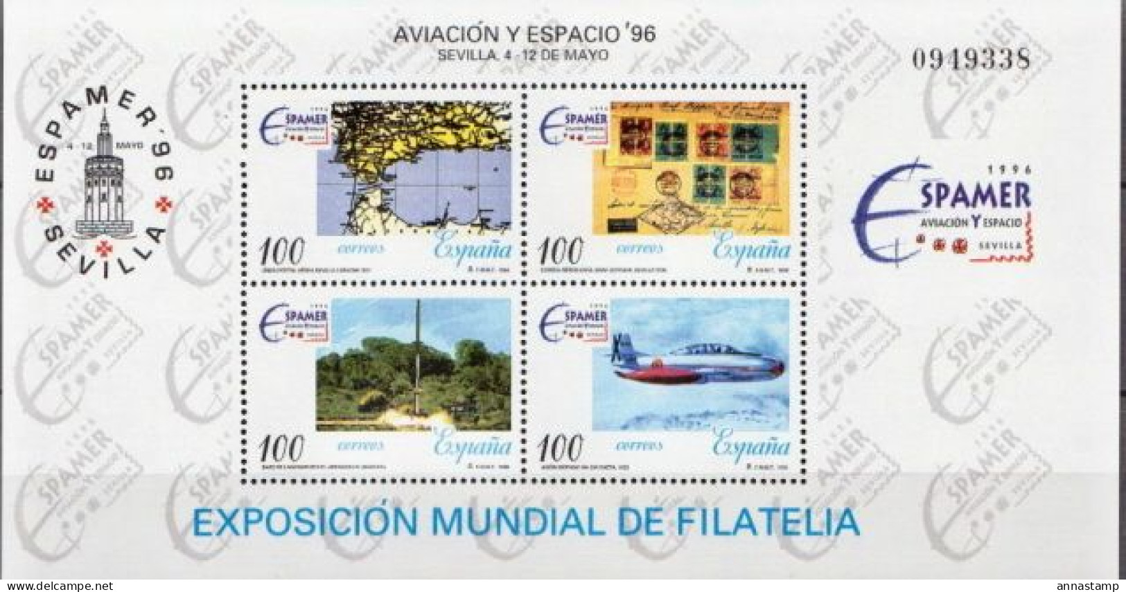 Spain MNH Minisheet - Exposiciones Filatélicas