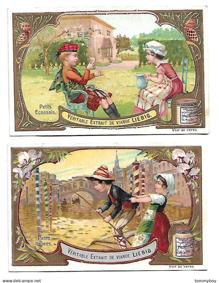 S 860 , Liebig 6 Cards, Enfants De Differents Pays - Liebig