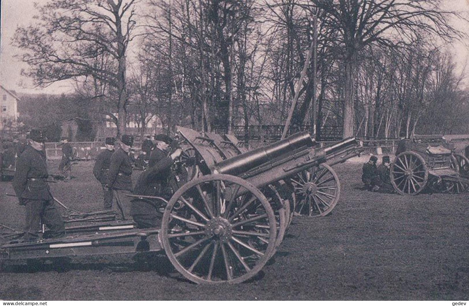 Armée Suisse, Batterie De Campagne, Obusiers, Haubitze (402) - Matériel