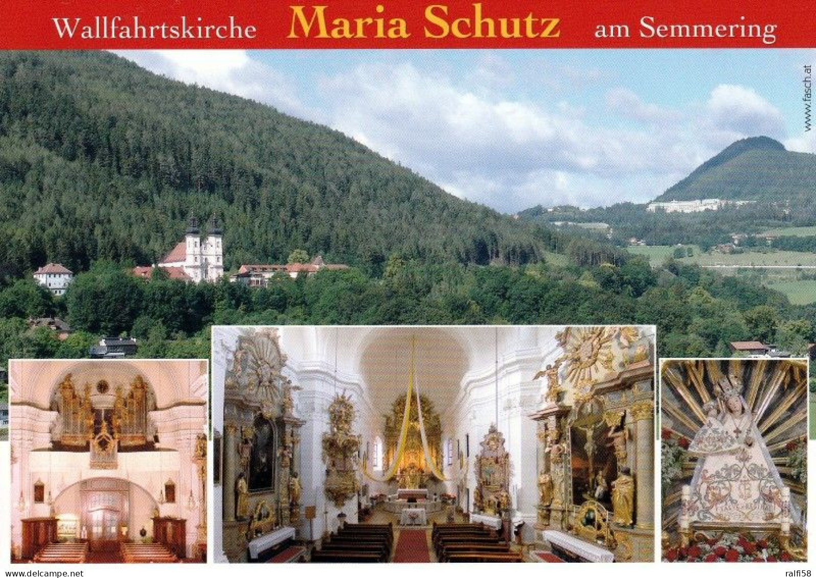 1 AK Österreich / Niederösterreich * Maria Schutz Ein Wallfahrtsort Im Semmeringgebiet - Ansichten Der Wallfahrtskirche - Semmering