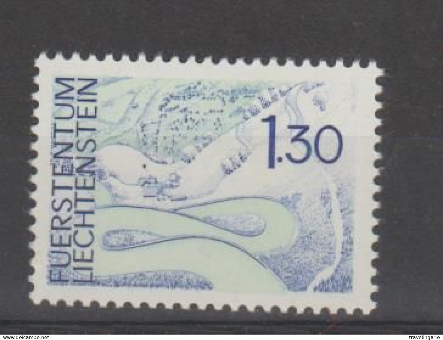 Liechtenstein 1973 Landscapes 1.30 Francs Frommenhaus MNH ** - Ungebraucht