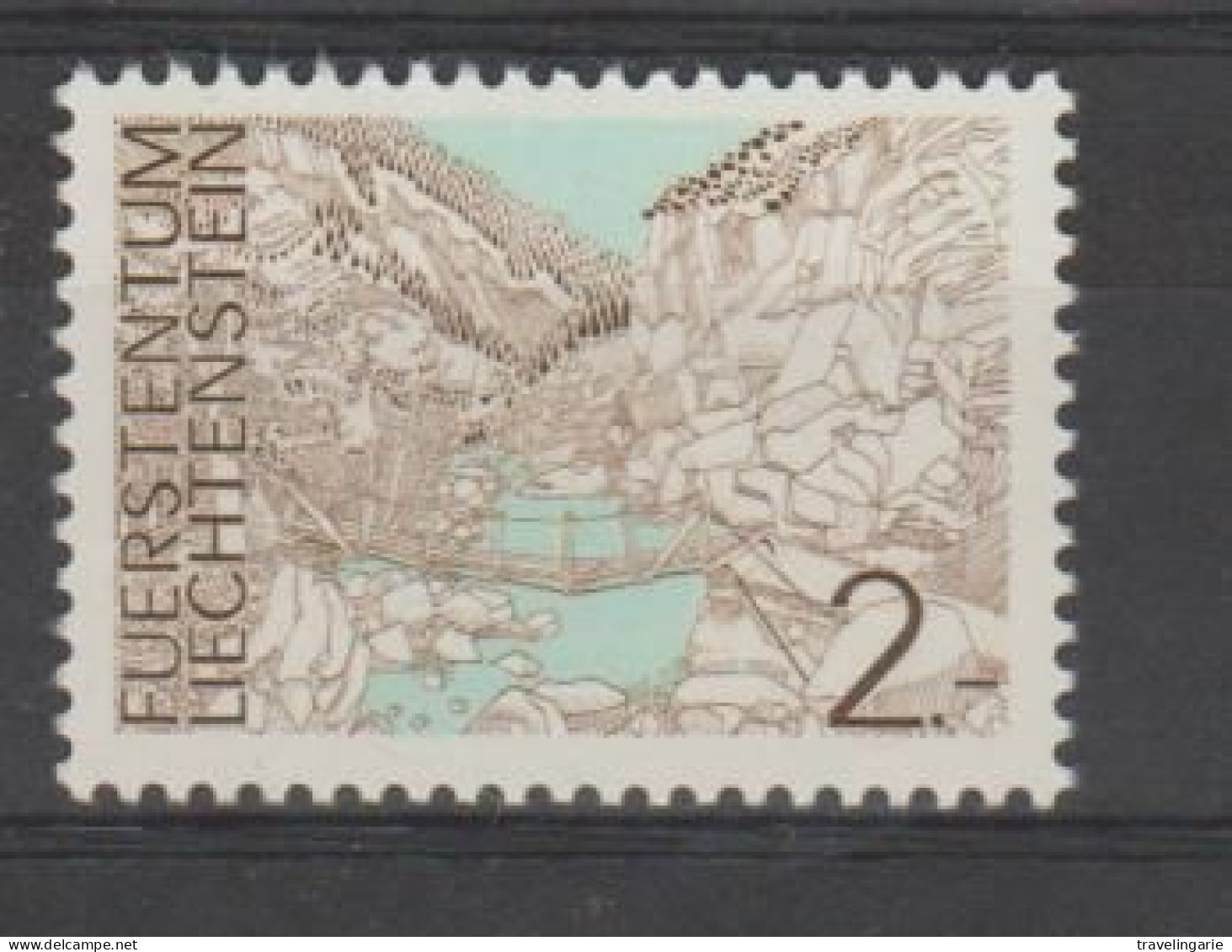 Liechtenstein 1973 Landscapes 2.00 Francs Samina MNH ** - Nuovi