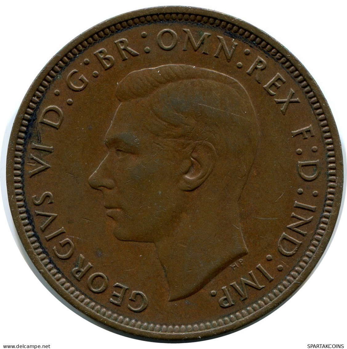 PENNY 1947 UK GBAN BRETAÑA GREAT BRITAIN Moneda #AZ831.E.A - D. 1 Penny