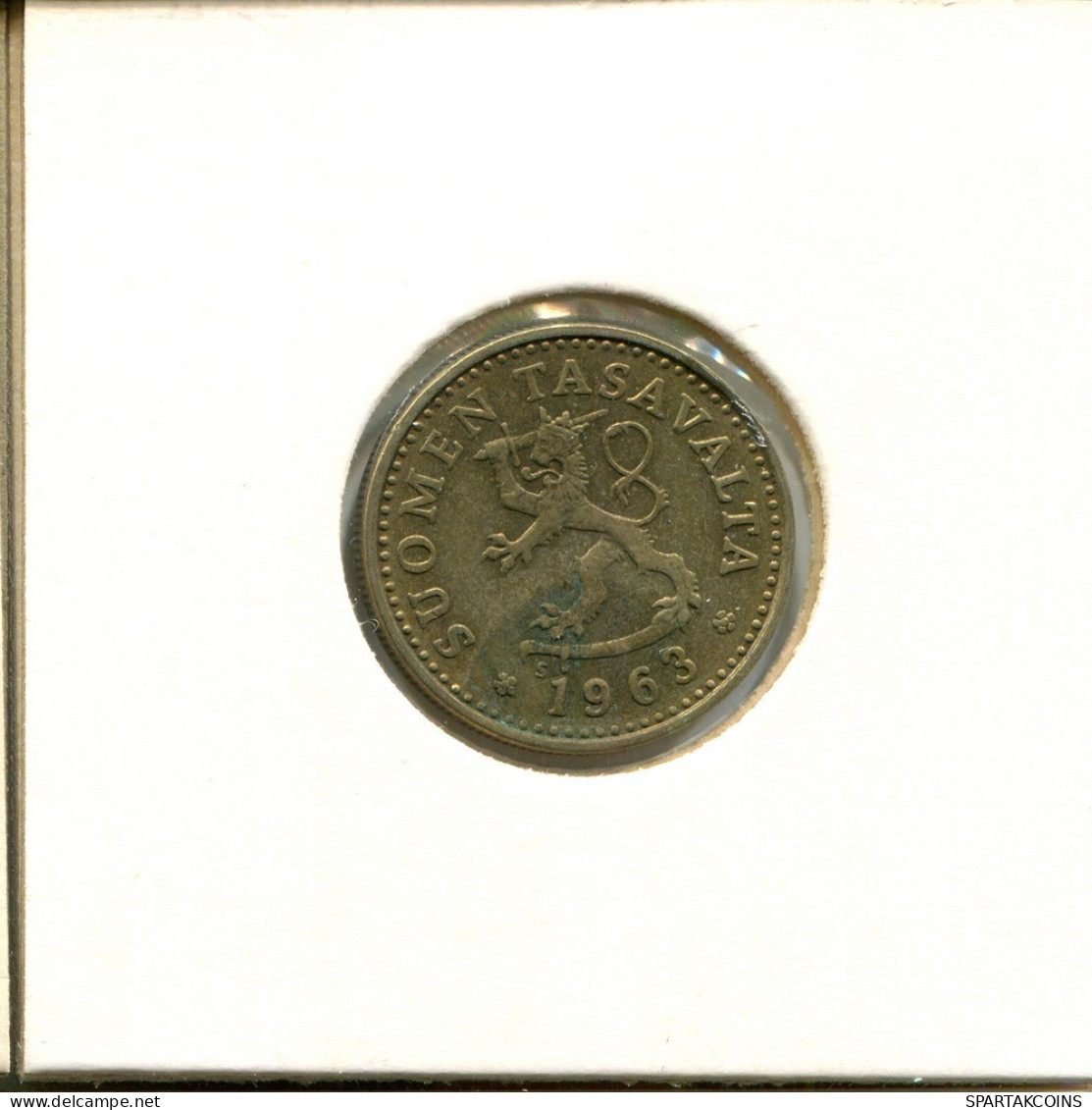 10 PENNYA 1963 FINLAND Coin #AS727.U.A - Finland