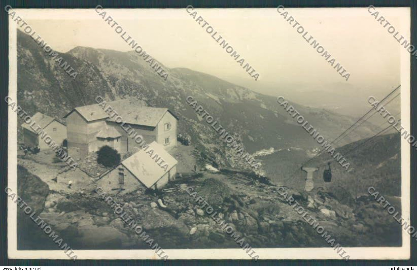 Biella Oropa Rifugio Mucrone Foto Cartolina ZT5490 - Biella