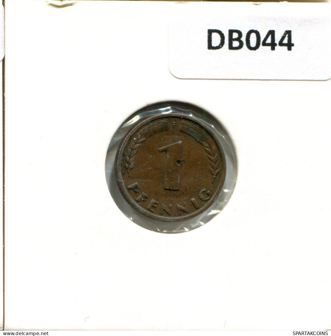 1 PFENNIG 1949 F BRD ALEMANIA Moneda GERMANY #DB044.E.A - 1 Pfennig